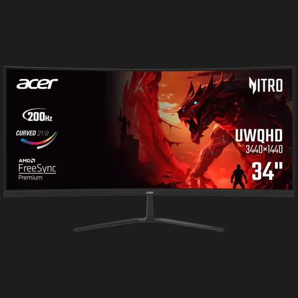 Монiтор Acer 34" ED340CURX0bmiipx VA 200Hz UM.CE0EE.009 (UA)