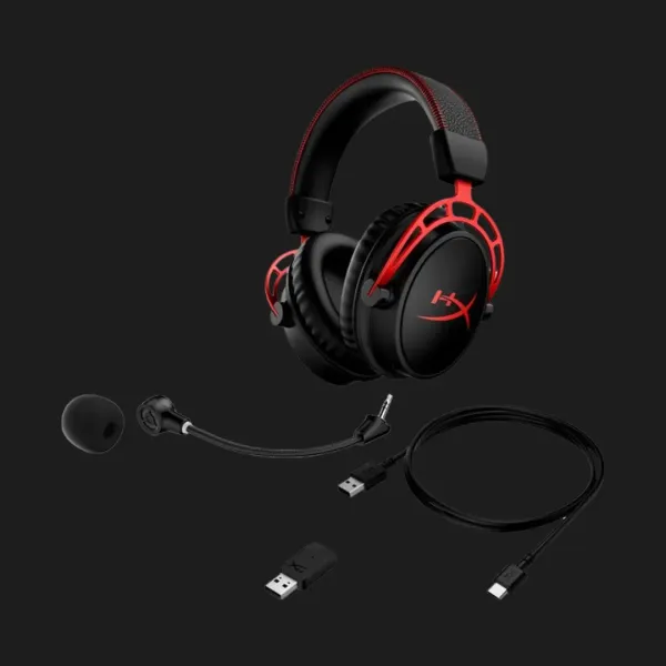 Ігрова гарнітура HyperX Cloud Alpha WL/USB-A (Black/Red) (EU)