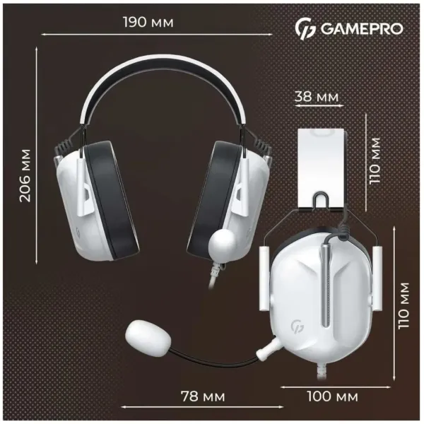 Гарнітура GamePro Genesis Hunter (White) (UA)