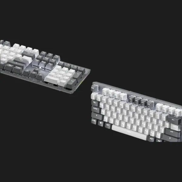 Клавіатура GamePro Genesis Metallic 100% Red switches (Gray) (UA)