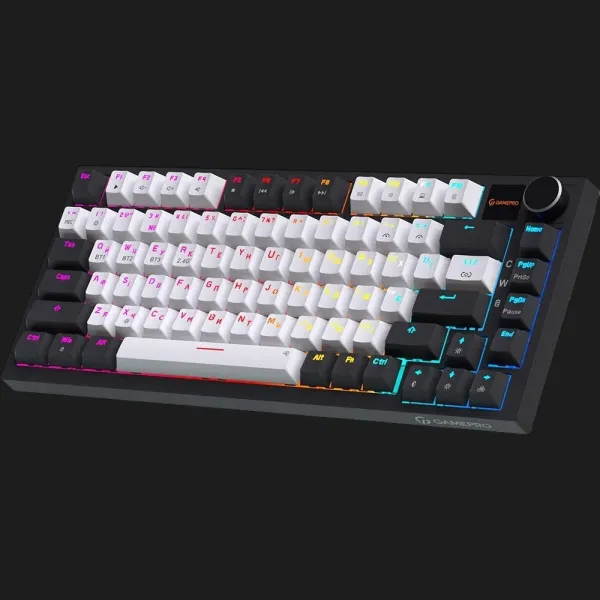 Клавіатура GamePro Asgard Valhalla Pro 75% Rainy switches (White) (UA)