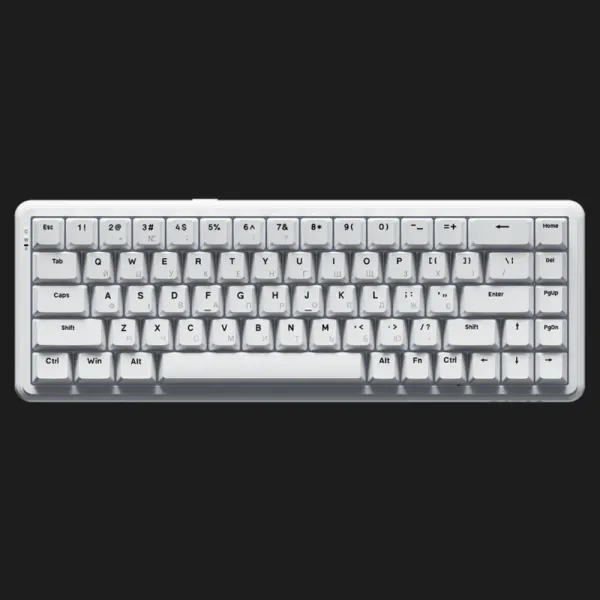 Клавіатура ігрова Ajazz AK680 MAX (White) (AK680-WM-W-A) (UA)