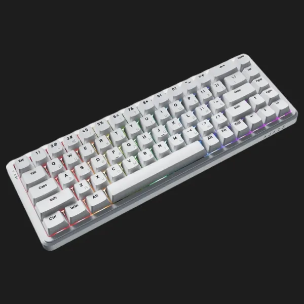 Клавіатура ігрова Ajazz AK680 MAX (White) (AK680-WM-W-A) (UA)