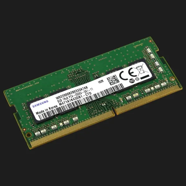 Оперативна памʼять Samsung SO-DIMM DDR4 8GB 1x8GB 2666MHz (M471A1K43DB1-CTD)