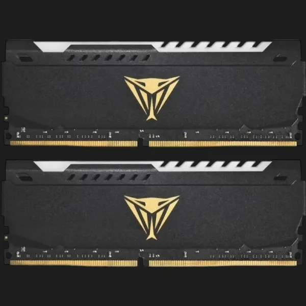 Оперативна памʼять Patriot Viper Steel RGB Black DDR4 64GB 2x32GB 3600MHz (PVSR464G360C0K)