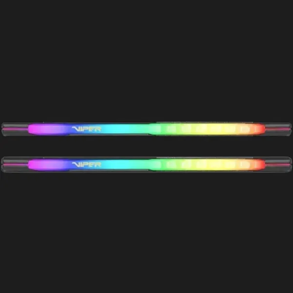 Оперативна памʼять Patriot Viper Steel RGB Black DDR4 64GB 2x32GB 3600MHz (PVSR464G360C0K)