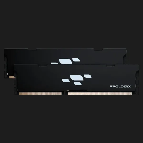 Оперативна памʼять Prologix Black DDR5 32GB 2x16GB 5600MHz (PRO32GB5600B5K)
