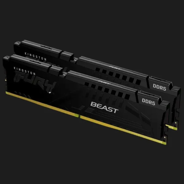 Оперативна памʼять Kingston Fury Beast DDR5 32GB 2x16GB 6000MHz (KF560C36BBE2K2-32)