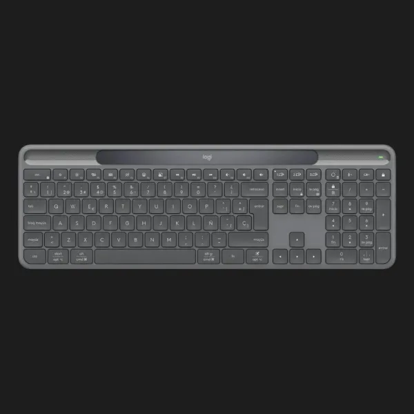 Клавiатура бездротова Logitech Slim Solar+ (Graphite) (UA)