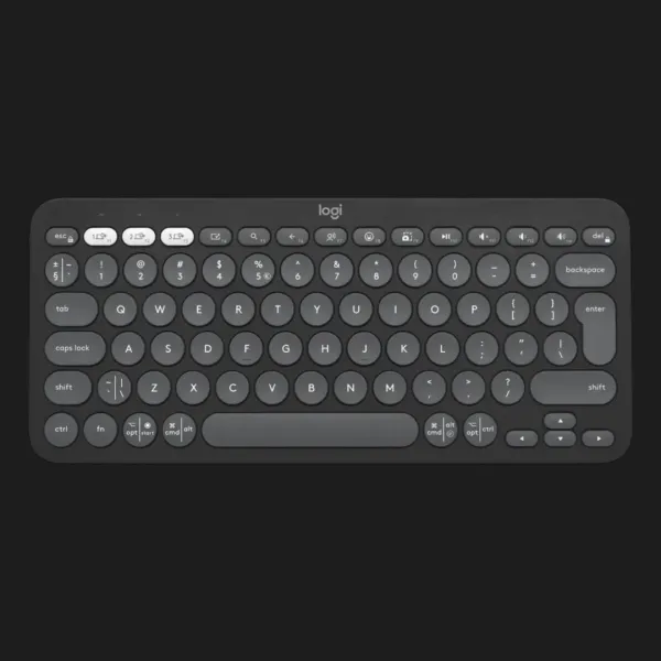 Клавiатура Logitech Pebble Keys 2 K380s (Graphite) (UA)
