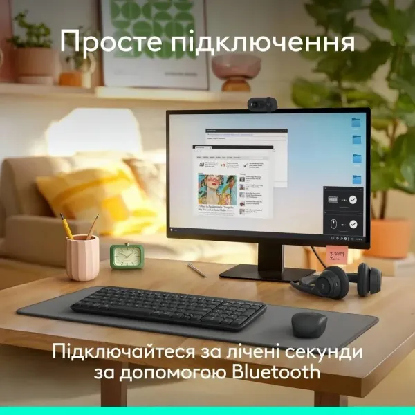 Комплект Logitech MK250 (Graphite) (UA)