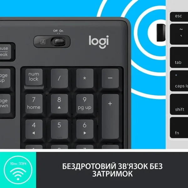 Комплект Logitech MK295 Combo (Black) (UA)