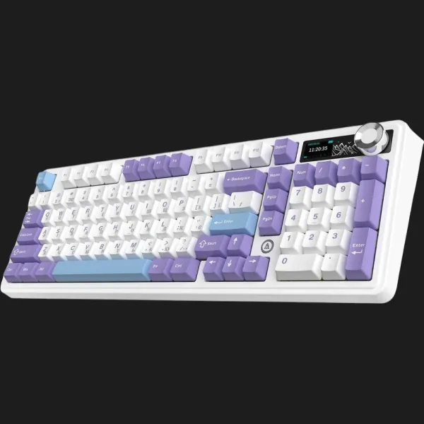 Клавіатура Ajazz AK980 V2 Gift Switch V2 (Purple/White/Blue) (UA)