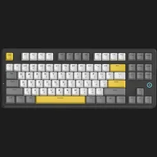 Клавіатура Ajazz AK870 V2 Flying Fish Switches (Black/Gray/Yellow) (UA)