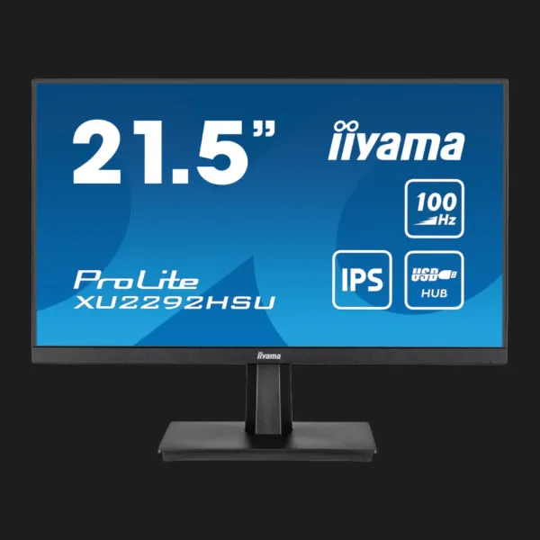Монітор iiyama 21.5" ProLite IPS 100Hz XU2292HSU-B6 (UA)