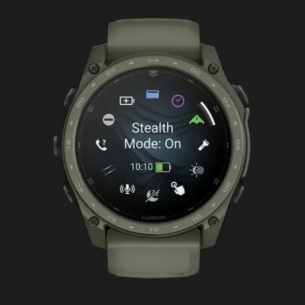 Garmin Tactix 8 51mm AMOLED Olive Drab Cerakote Coating Applied Ballistics Ultralight Solver