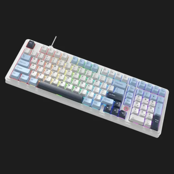 Клавіатура Ajazz AK980 MAX Magnetic Switch (Blue/White/Dark Blue) (UA)