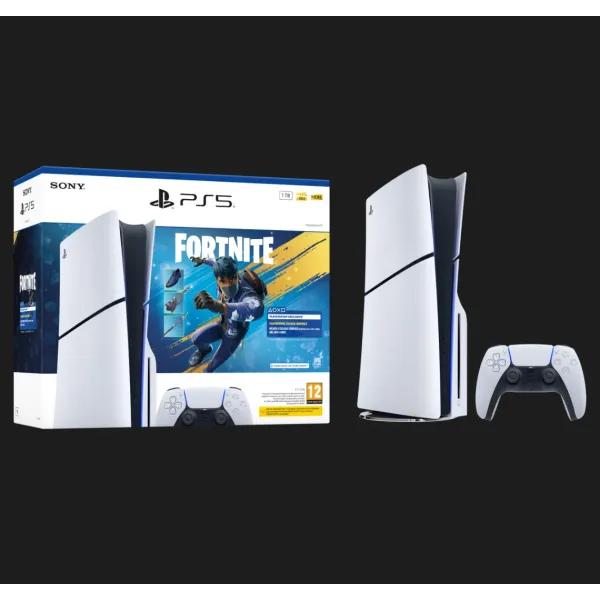 Ігрова приставка Sony PlayStation 5 Slim (Blu-Ray) (Fortnite Flowering Chaos Bundle) (1TB)