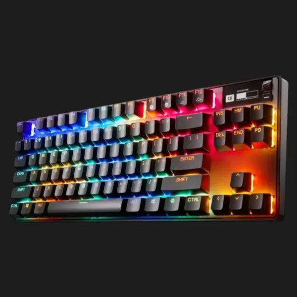 Клавіатура оптична SteelSeries Pro TKL WL Gen 3 HyperMagnetic OmniPoint 3.0 OLED (64871) (UA)