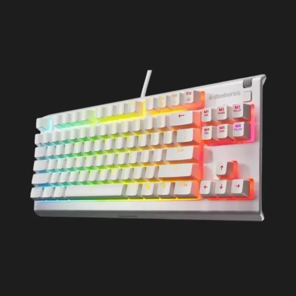 Ігрова клавіатура SteelSeries Apex 3 TKL (UA) (White)