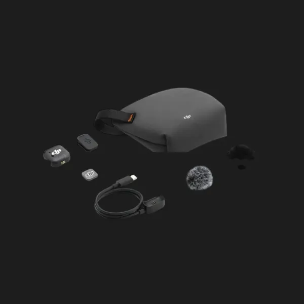 Передавач радіосистеми DJI Mic 3 Transmitter (Shadow Black) (CP.RN.00000478.01)