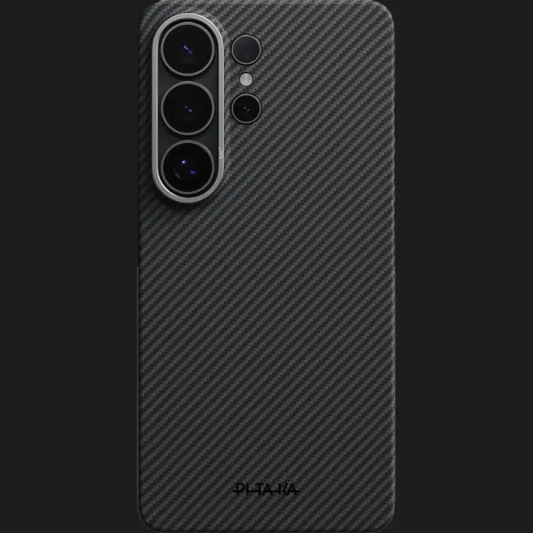 Чохол Pitaka Edge Ultra-Slim Classic Twill 600D для Samsung Galaxy S26 Ultra (Black/Gray)