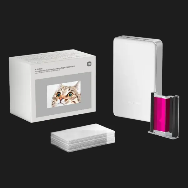 Фотопапір Xiaomi Portable Dye-Sublimation Photo Paper (50 Sheets)