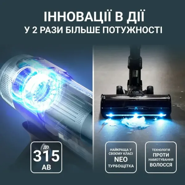 Акумуляторний пилосос Rowenta X-Force Flex 16.60 Animal (RH9C71E0)