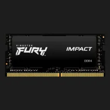 Оперативна памʼять Kingston Fury Impact SO-DIMM DDR4 8GB 1x8GB 3200MHz (KF432S20IB/8)