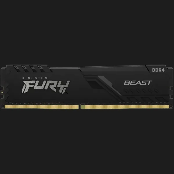 Оперативна памʼять Kingston Fury Beast DDR4 32GB 2x16GB 3200MHz (KF432C16BBK2/32)