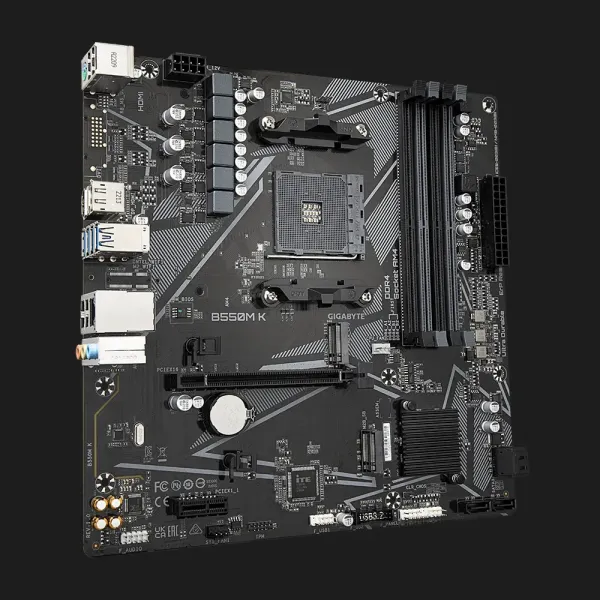 Материнська плата GIGABYTE B550M K (B550M K)