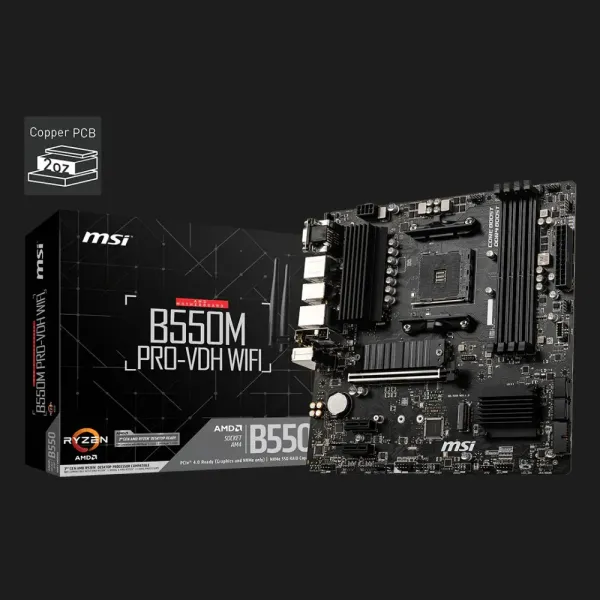 Материнська плата MSI B550M PRO-VDH WIFI (B550M PRO-VDH WIFI)