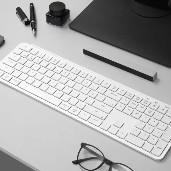 Клавіатура мембрана Keychron B6 Pro Ivory (White) (B6P-K8-UA)