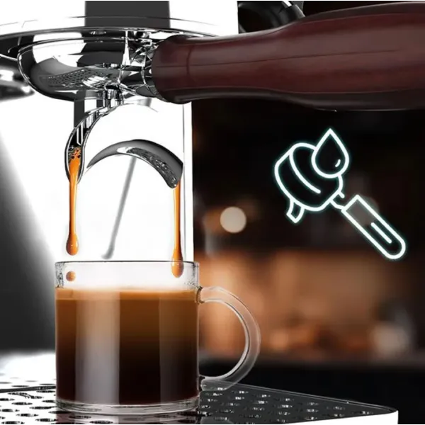 Кавоварка ріжкова Cecotec Baristeo Intima (Silver)