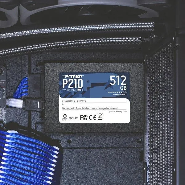 Накопичувач SSD Patriot P220 512GB SATA (P220S512G25)