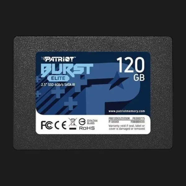 Накопичувач SSD Patriot Burst Elite 120GB SATA (PBE120GS25SSDR)