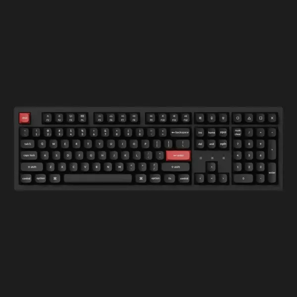 Ігрова клавіатура Keychron K17 Pro 103 Key RGB Hot-swap Gateron MX 2.0 Brown (Black) (K17P-H3-UA)