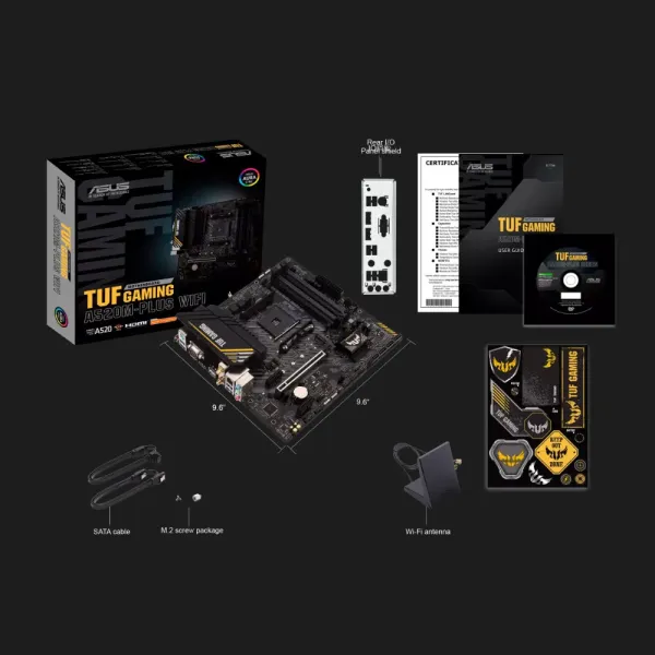 Материнська плата ASUS TUF GAMING A520M-PLUS WIFI (90MB17F0-M0EAY0)