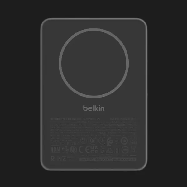 Зарядний пристрій Power Bank Belkin 5000mAh Slim Magnetic (Black)