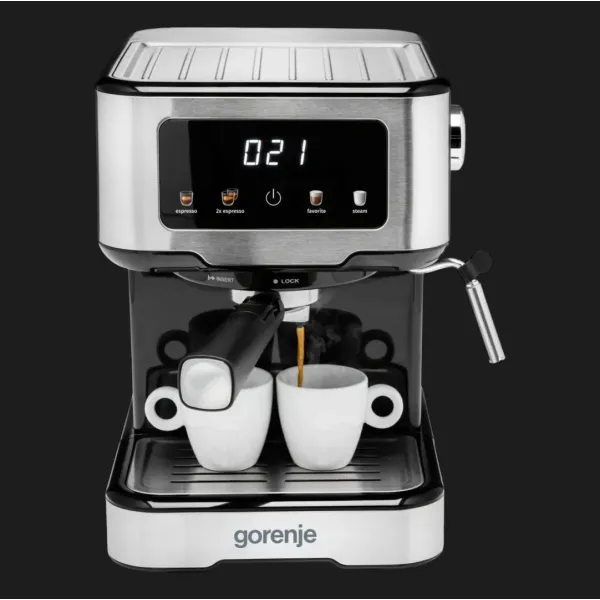 Кавоварка ріжкова Gorenje ESCM15CD (Silver/Black)