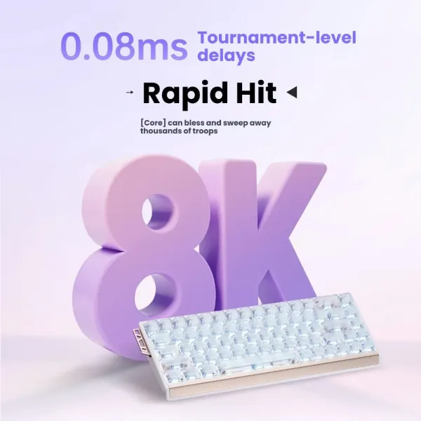 Ігрова клавіатура ATK 68 RX eSports Hall Effect (Black) (ATK 68 RX black)