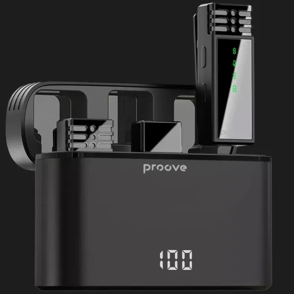 Бездротовий петличний мікрофон Proove Record Type-C + Lightning