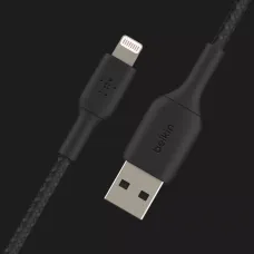 Кабель Belkin Braided Lightning Cable 2m (Black)