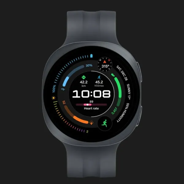 Смарт-годинник Samsung Galaxy Watch 9 44mm Graphite with Black Sport Band (Standard)