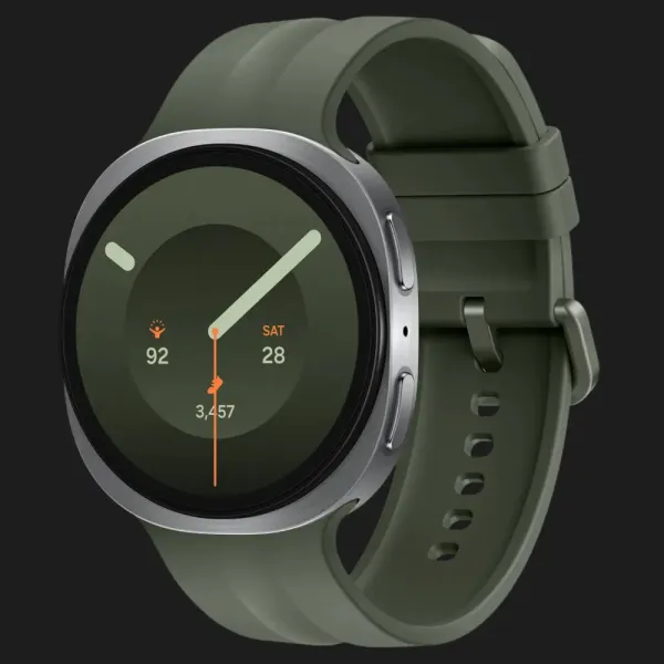 Смарт-годинник Samsung Galaxy Watch 9 44mm Silver with Olive Sport Band (SM-L350NZSA) (Standard)
