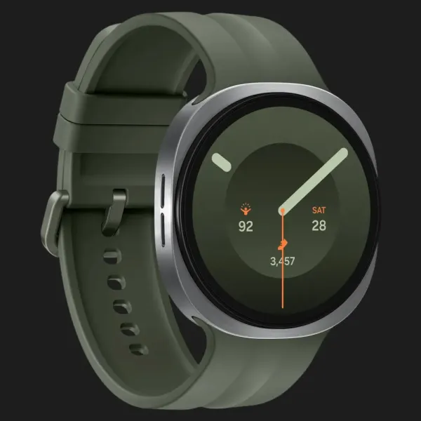 Смарт-годинник Samsung Galaxy Watch 9 44mm Silver with Olive Sport Band (SM-L350NZSA) (Standard)