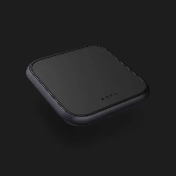 Бездротовий зарядний пристрій Zens Single Aluminium Wireless Charger 18W (Black) (ZESC14B/00)