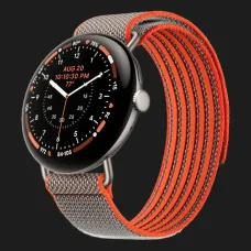 Смарт-годинник Google Pixel Watch 5 45mm LTE Satin Pyrite Aluminum Case / Rye Performance Loop Band