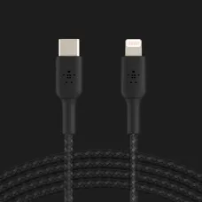 Кабель Belkin Braided USB-С to Lightning 2m (Black)