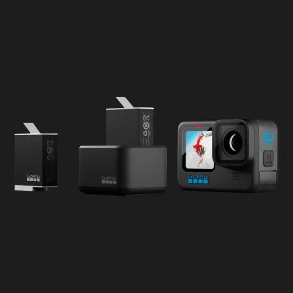 Подвійний зарядний пристрій GoPro Dual Battery Charger + Акумулятор Enduro 2 шт для Hero11/10/9 (ADDBD-211-EU)